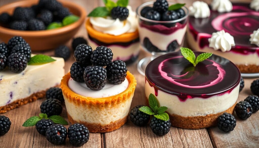 Blackberry Cheesecake Variations