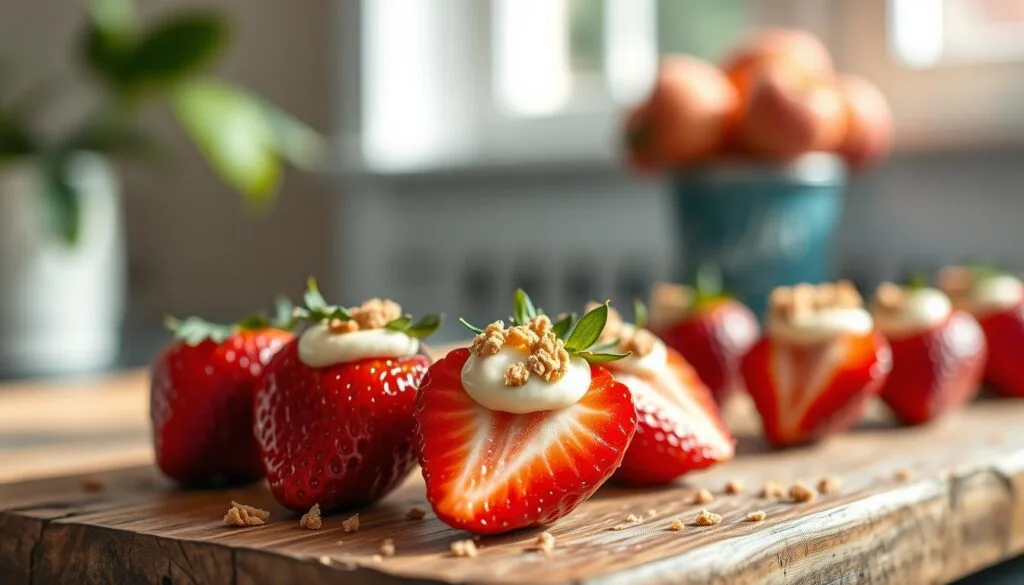 Cheesecake Deviled Strawberries Recipe