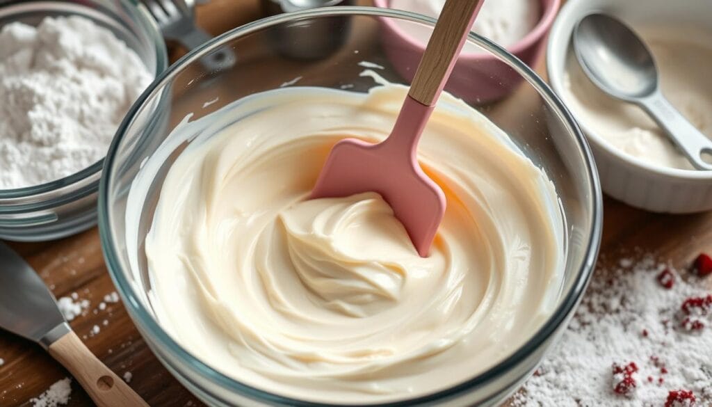 Cream Cheese Frosting Preparation