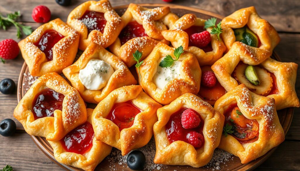 Delicious Breakfast Pastries with Puff Pastry