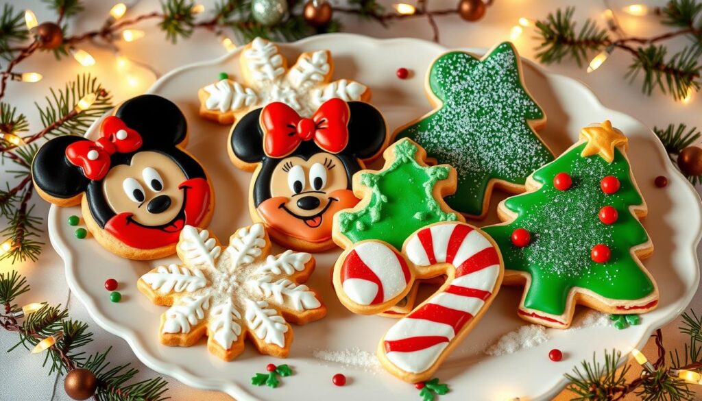 Disney Holiday Themed Cookies