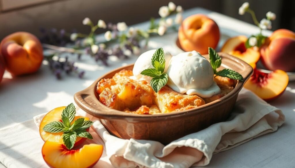 Peach Cobbler Serving Suggestions