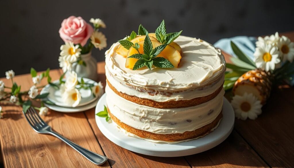 Pineapple Better Than Sex Cake Serving Presentation