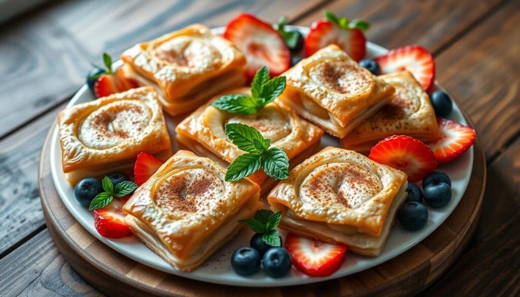 Puff Pastry Desserts with Fruit