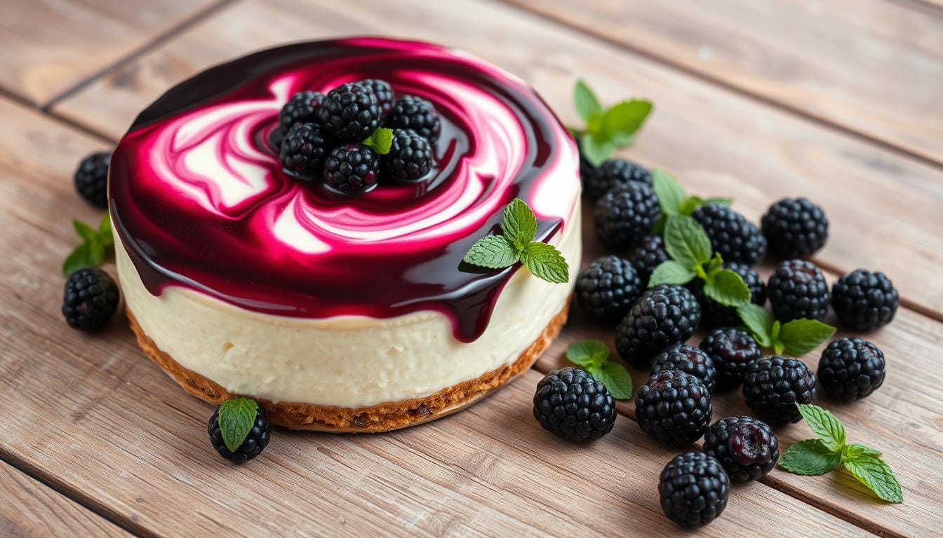 blackberry cheesecake