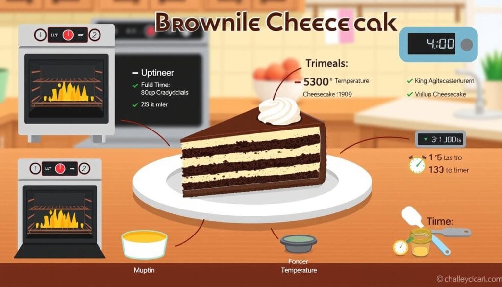 Brownie Cheesecake Baking Temperature Guide