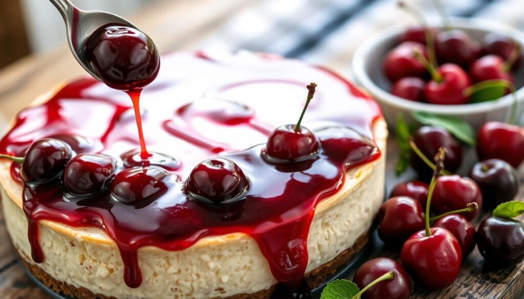 Cherry Cheesecake Topping Techniques